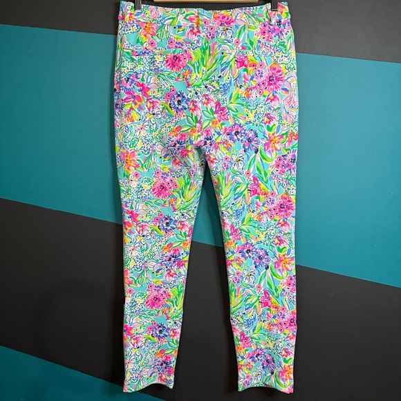 Lilly Pulitzer Vibrant Floral Straight Leg Pants size 8 - Picture 6 of 16